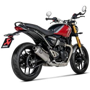 Escape Akrapovic titanio Triumph SCRAMBLER 400 X 2024 / SPEED 400 2024- Â· 2